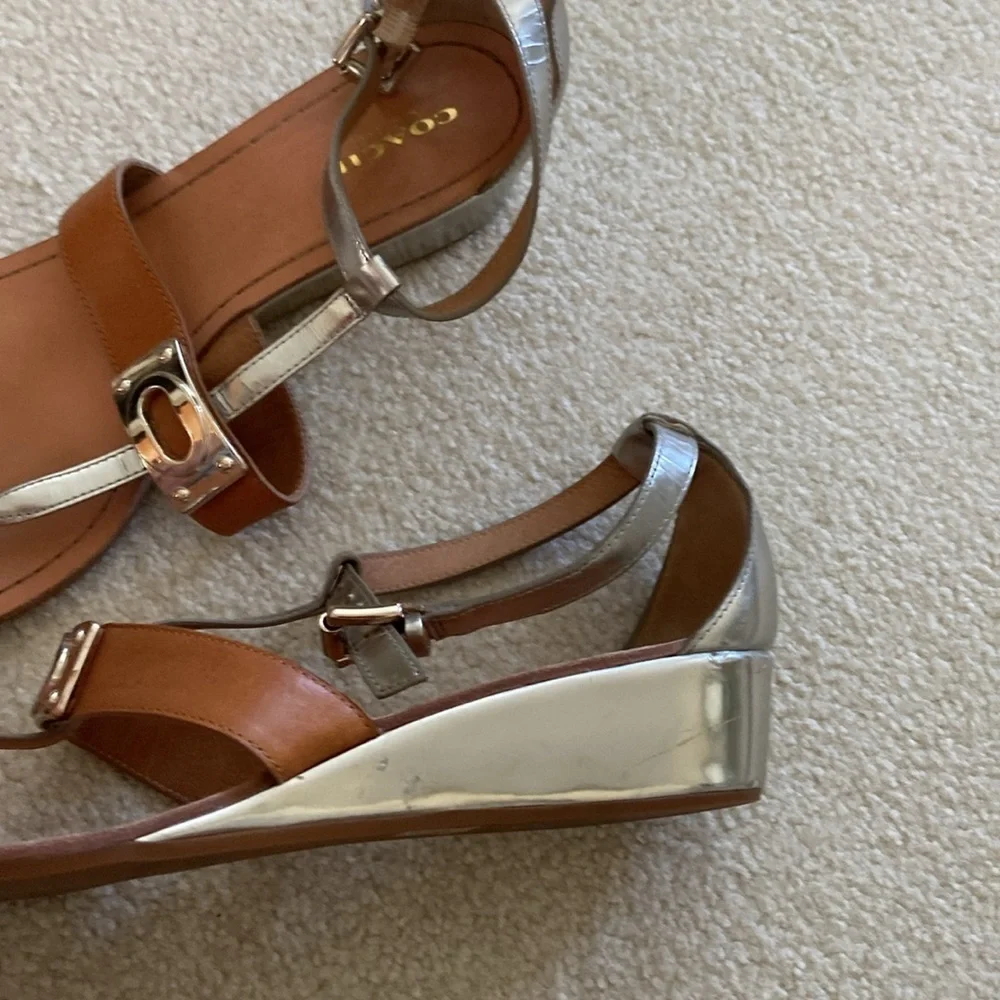 Coach Summer sandals new in the box Size 9